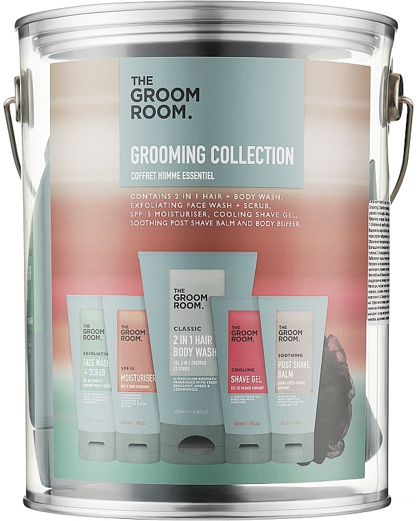 Набор по уходу за кожей лица и тела для мужчин - Groom Room Grooming Collection — фото N1