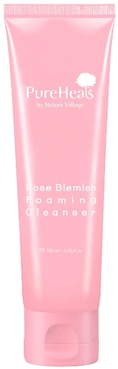 Пінка для вмивання - PureHeal's Rose Blemish Foaming Cleanser — фото N1