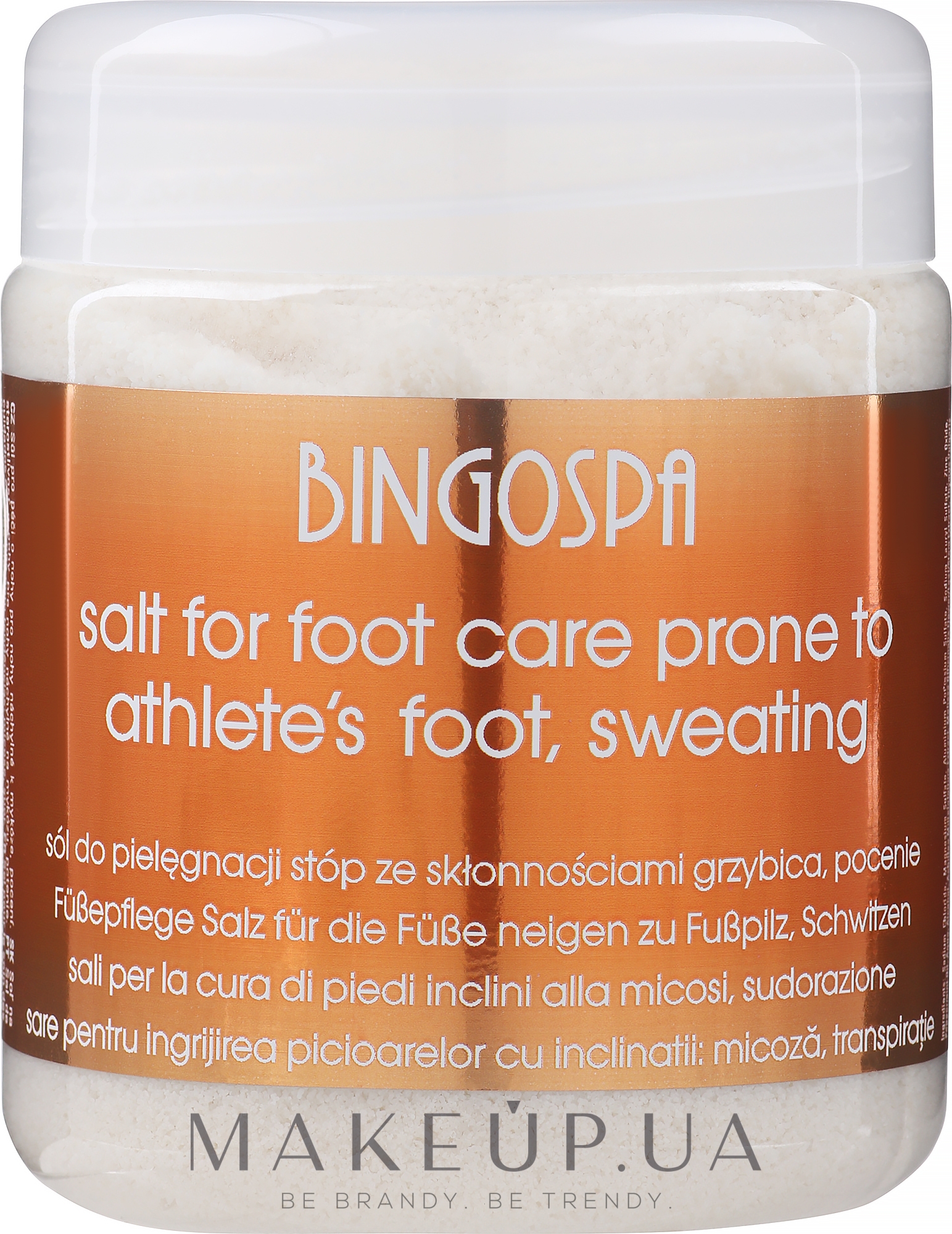 Соль для ванны для ног со склонностью к микозу и трещинам - BingoSpa Sea Salt — фото 550g