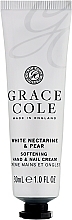 Парфумерія, косметика Крем для рук і нігтів - Grace Cole White Nectarine & Pear Hand & Nail Cream