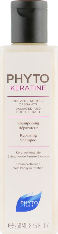 Восстанавливающий шампунь для волос - Phyto Phytokeratine Repairing Shampoo — фото N1