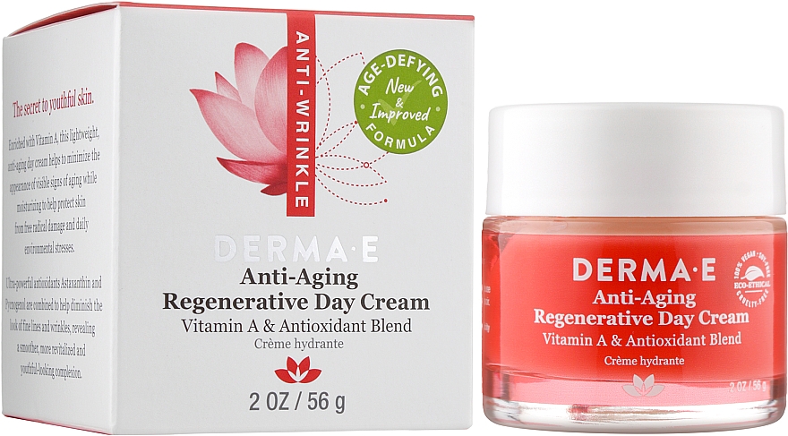 Антивіковий антиоксидантний денний крем - Derma E Anti-Wrinkle Regenerative Day Cream — фото N2