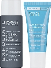 Набір - Paula's Choice The Protect + Perfect Pair (exfoliant/30ml + moist/15ml) — фото N2