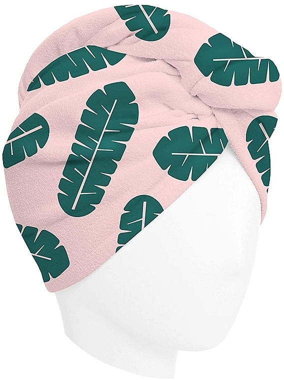 Полотенце для волос - Coco & Eve Microfibre Towel Wrap Leaf Print — фото N2