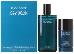 Парфумерія, косметика Davidoff Cool Water - Набір (edt/125ml + deo/st/75 )