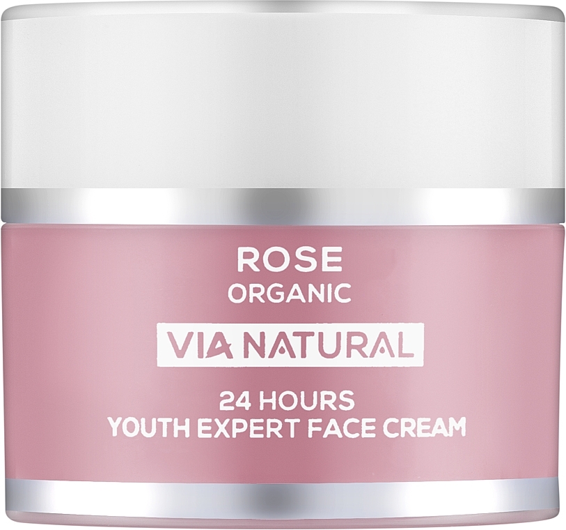 Экспертный крем для лица для молодости кожи 24ч "Роза Органик" - BioFresh Via Natural Rose Organic 24H Youth Expert Face Cream — фото N1