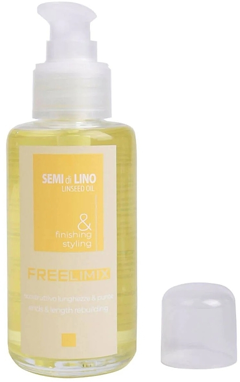Олія для волосся "Відновлення кінців та довжини" - Freelimix Semi Di Lino Linseed Oil Ends And Lenght Rebuilding — фото N4