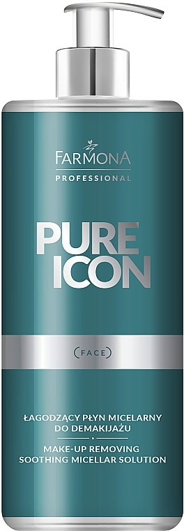 Заспокійливий міцелярний засіб для зняття макіяжу - Farmona Professional Pure Icon Make-up Removing Soothing Micellar Solution — фото N1