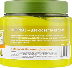 Маска для тонкого волосся - O Herbal — фото N2
