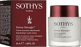 Омолаживающий энергонасыщающий детокс-крем для лица - Sothys Detox Energie Depolluting Youth Cream — фото N2