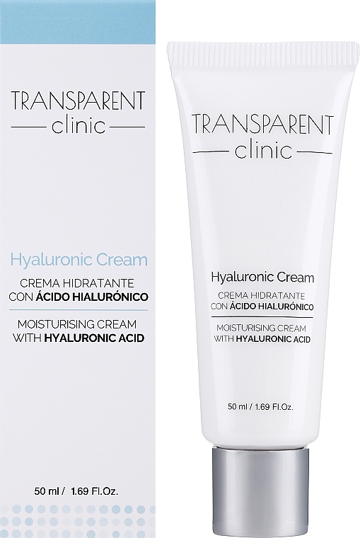 Крем для обличчя зволожувальний - Transparent Clinic Hyaluronic Cream — фото N2