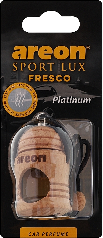 Ароматизатор для автомобіля - Areon Fresco Sport Lux Platinum Car Perfume — фото N1