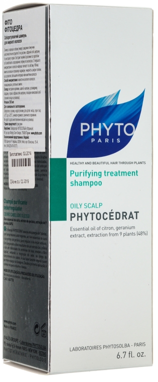 Шампунь себорегулирующий для жирных волос - Phytocedrat Sebo-Regulating Shampoo — фото N5