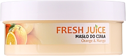 Крем-масло для тіла з маслом амаранту - Fresh Orange Juice & Mango — фото N7