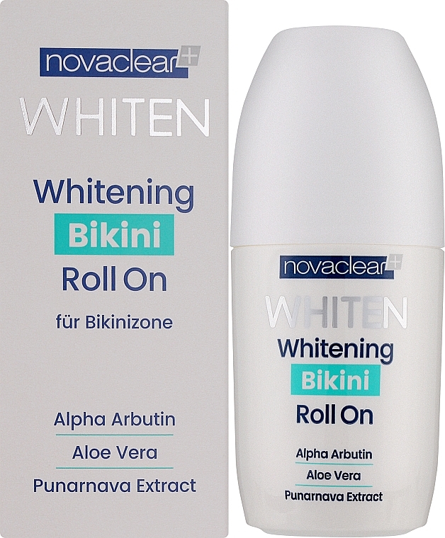 УЦЕНКА Отбеливающий ролик для области бикини - Novaclear Whiten Whitening Bikini Roll On * — фото N2