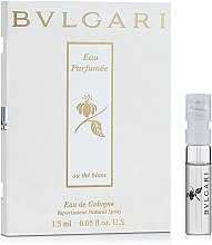 Духи, Парфюмерия, косметика Bvlgari Eau Parfumee au The Blanc - Одеколон (пробник)
