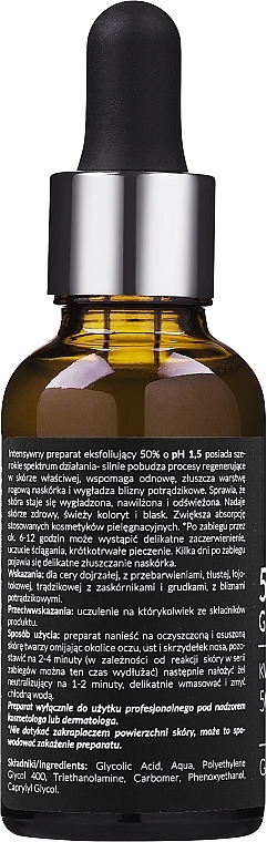 Гликолевая кислота 50% - APIS Professional Glyco TerApis Glycolic Acid 50% — фото N2