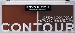 Палетка для макияжа - Relove By Revolution Cream Contour Duo — фото N1