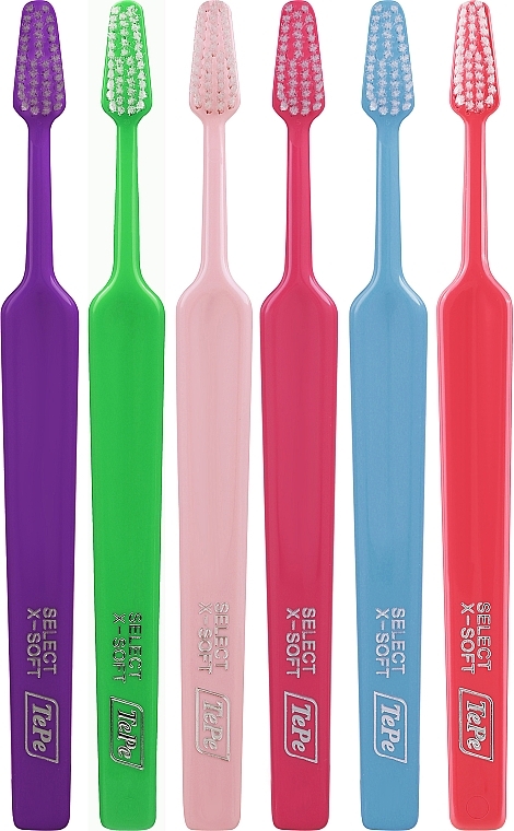 Набор зубных щеток, 6 шт., вариант 19 - TePe Select X-Soft — фото N1