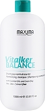 Нормалізувальний шампунь для жирної шкіри голови - Maxima Vitalker Balance Normalizing Shampoo — фото N1