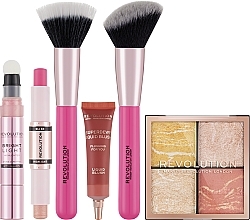 Набір, 6 продуктів - Makeup Revolution Blush and Glow Set — фото N2