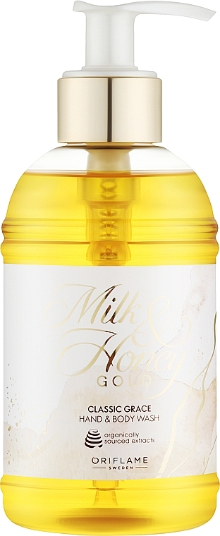 Жидкое мыло для рук и тела "Золотая классика" - Oriflame Milk & Honey Gold Classic Grace Hand & Body Wash — фото N1