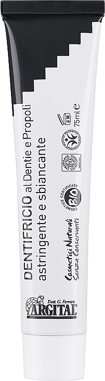 Зубна паста отбеливающая с прополисом - Argital Dentie And Propolis Toothpaste