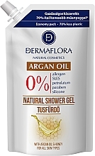 Гель для душу - Dermaflora Natural Shower Gel With Argan Oil (дой-пак) — фото N1