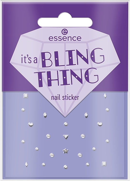 Наклейки для ногтей - Essence It's A Bling Thing Nail Sticker — фото N1