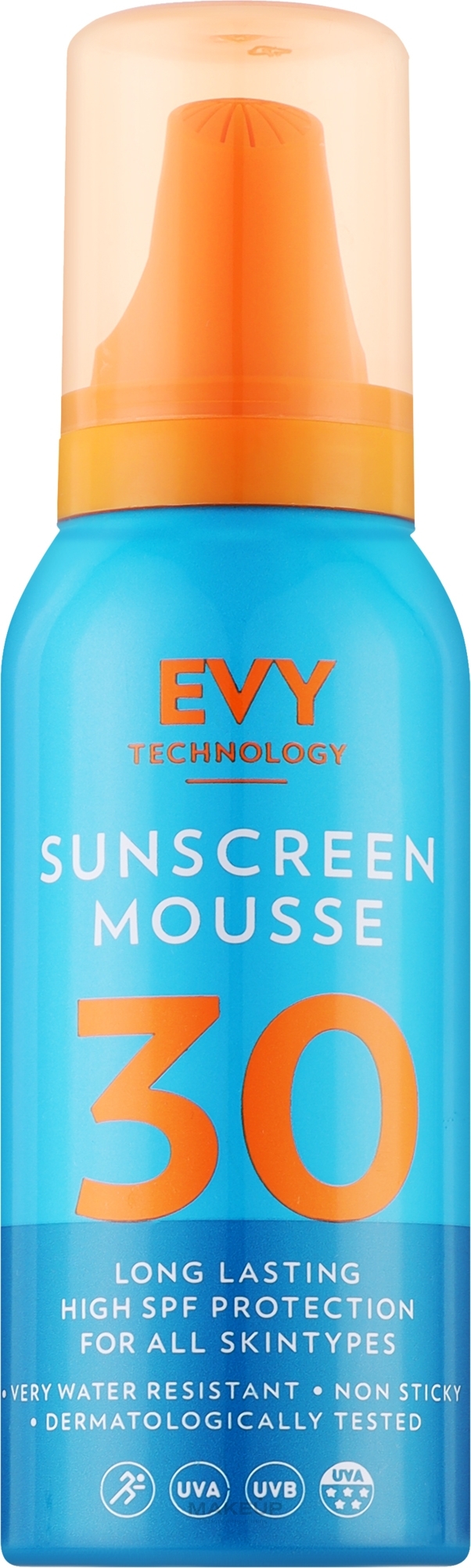 Солнцезащитный мусс - EVY Technology Sunscreen Mousse SPF30 — фото 100ml