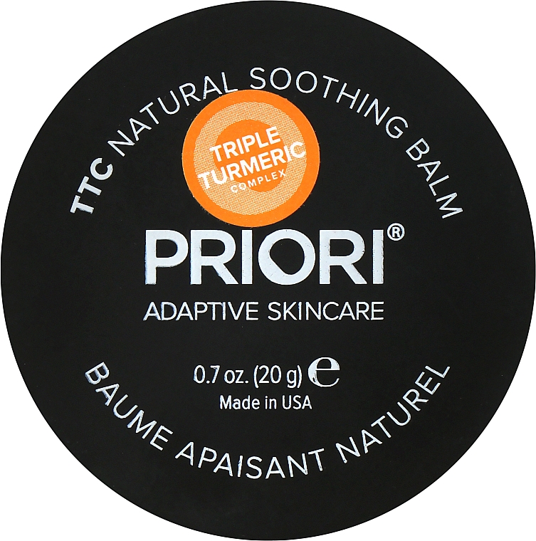 Лікувальний заспокійливий бальзам для обличчя - Priori TTC Natural Soothing Balm — фото N1