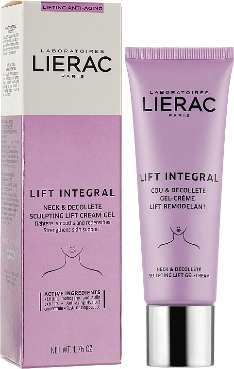 Гель-крем для шеи и декольте - Lierac Lift Integral Neck & Decollete Sculpting Lift Cream-Gel — фото N2