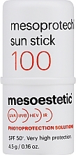 Парфумерія, косметика Сонцезахисний стік для чутливих зон - Mesoestetic Mesoprotech Sun Protective Repairing Stick SPF100+
