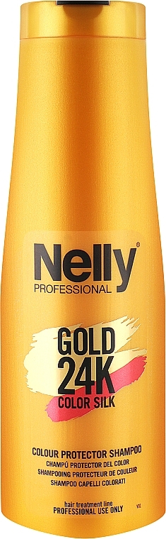 Шампунь для волосся "Colour Protector" - Nelly Professional Gold 24K Shampoo — фото N1