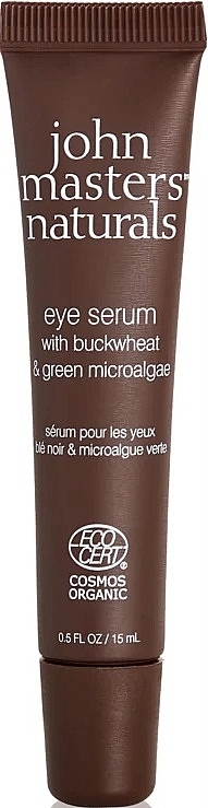 Сироватка для шкіри навколо очей - John Masters Organics Eye Serum With Buckwheat & Green Microalgae — фото N1