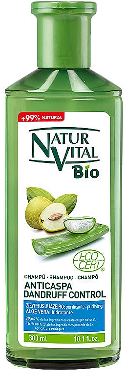 Шампунь против перхоти - Natur Vital Bio Anticaspa Dandruff Control — фото N1
