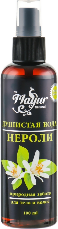 Подарочный набор для волос и кожи "Авокадо и нероли" - Mayur (oil/50ml + b/mist/120ml) — фото N4