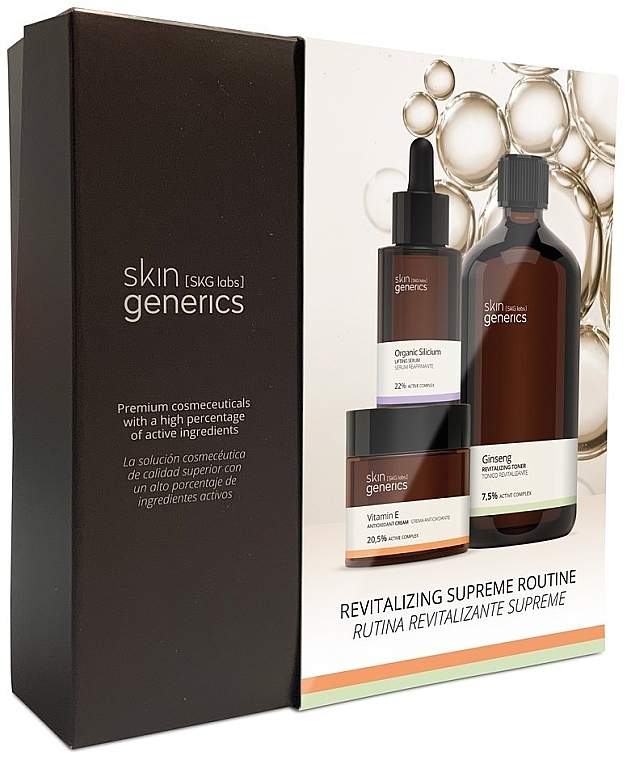 Набор - Skin Generics Revitalizing Supreme Routine (cr/50ml + serum/30ml + tonic/250/ml) — фото N1