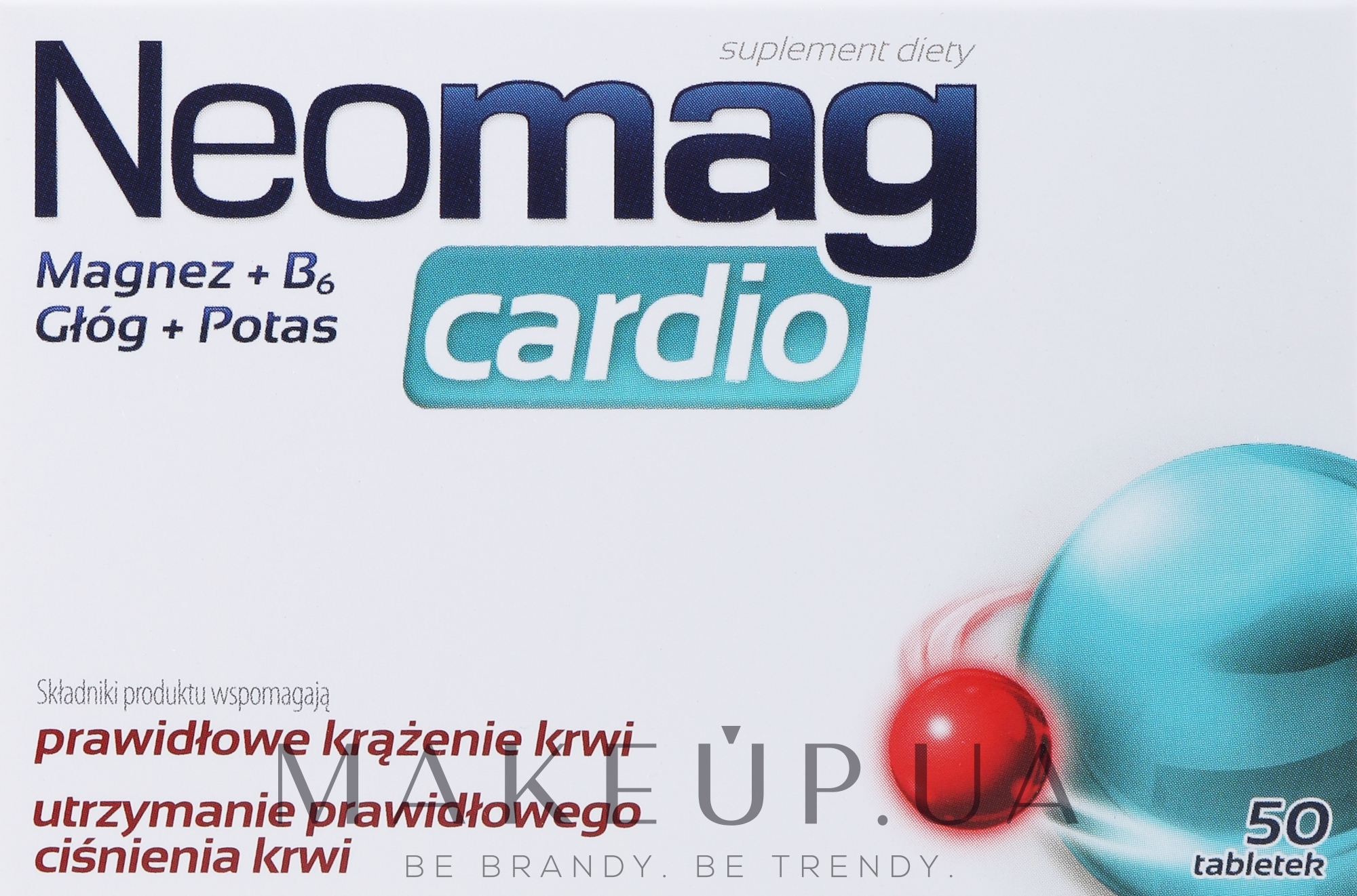 Дієтична добавка - Aflofarm NeoMag Cardio — фото 50шт