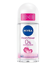 Духи, Парфюмерия, косметика Дезодорант шариковый - NIVEA Fresh Flower Deodorant Roll-On