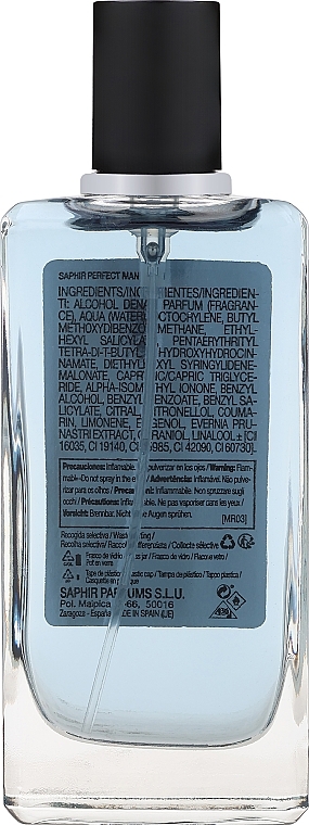 Saphir Parfums Perfect Man - Парфюмированная вода — фото N2