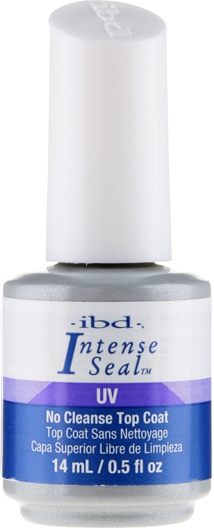 Верхнее покрытие без липкого слоя для ногтей - IBD Intense Seal UV No Cleanse Top Coat — фото N4