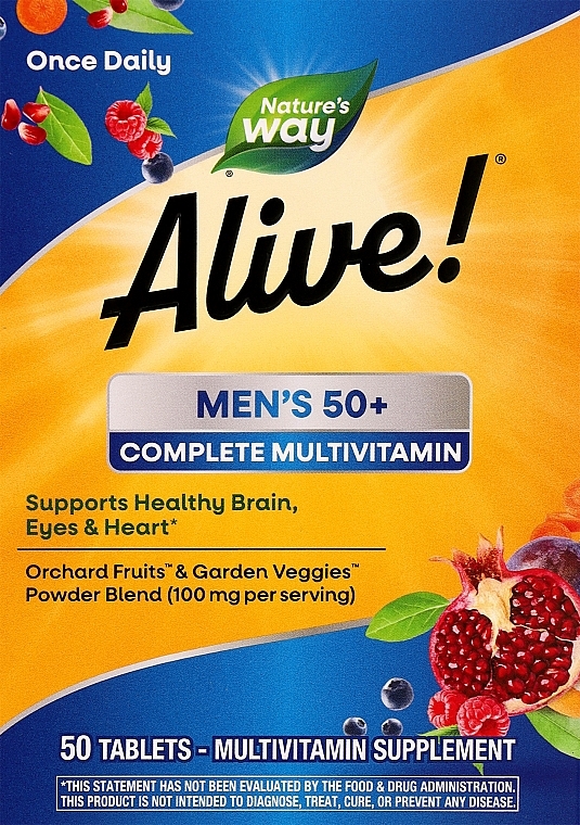 Пищевая добавка "Мультивитамин для мужчин 50+" - Nature's Way Men's 50+ Complete Multivitamin — фото N2