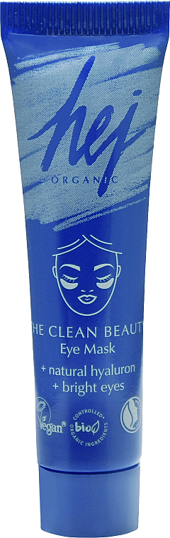 Маска для шкіри навколо очей - Hej Organic The Clean Beauty Eye Mask — фото N1