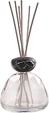 Парфумерія, косметика Аромадифузор без наповнювача, 400 мл, чорна кришка - Millefiori Milano Marble Glass Clear Diffuser Black Cap