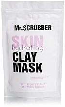 Парфумерія, косметика Зволожувальна маска для обличчя - Mr.Scrubber Hydrating Peony Extract Clay Mask
