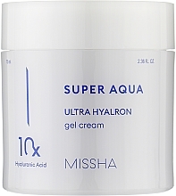 Зволожувальний гель-крем для обличчя - Missha Super Aqua Ultra Hyalron Gel Cream — фото N1