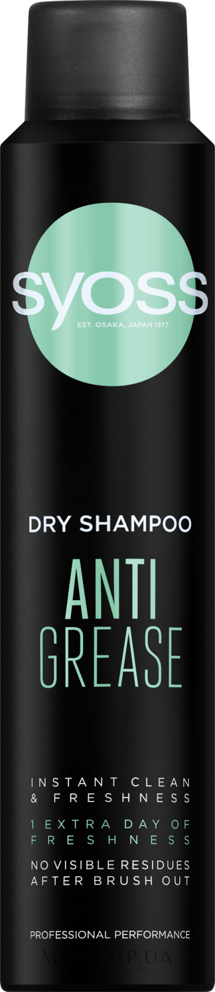 Сухий шампунь для схильного до жирності волосся - Syoss Anti-Grease Dry Shampoo — фото 200ml