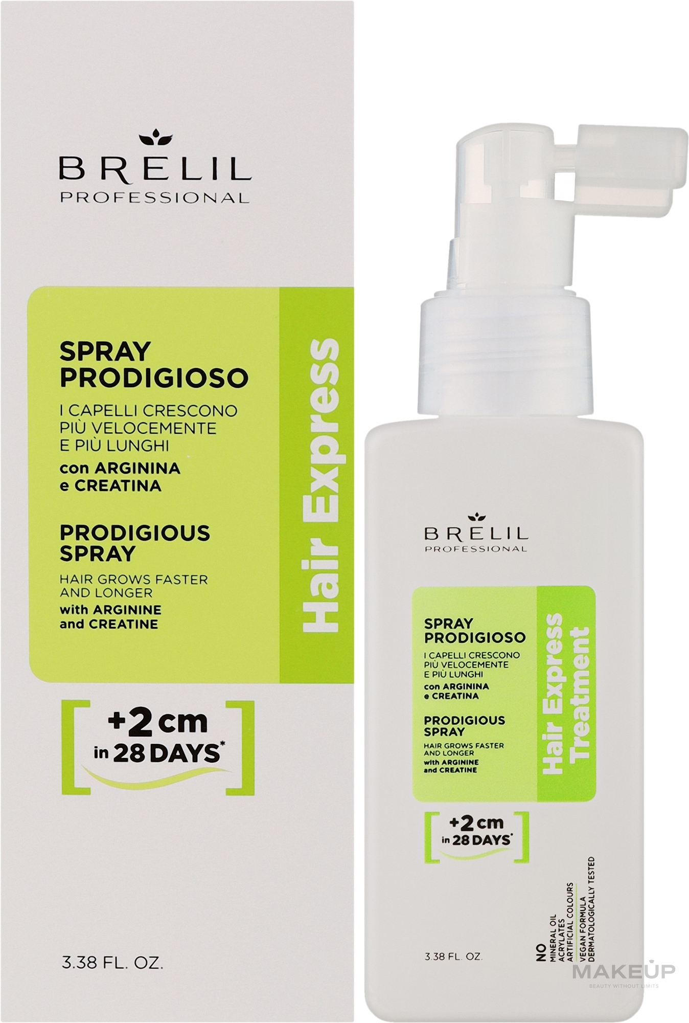 Спрей для інтенсивного росту волосся - Brelil Hair Express Prodigious Spray — фото 100ml