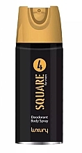 Парфумерія, косметика Дезодорант-спрей для чоловіків - 4 Square Luxury Deodorant Body Spray